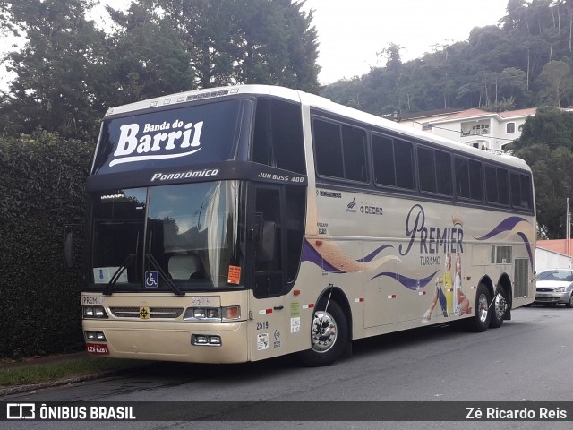 Premier Turismo 2519 na cidade de Petrópolis, Rio de Janeiro, Brasil, por Zé Ricardo Reis. ID da foto: 6916795.