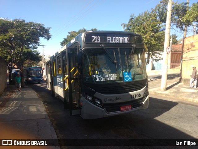 Auto Omnibus Floramar 11106 na cidade de Belo Horizonte, Minas Gerais, Brasil, por Ian Filipe. Número da foto: #6917253.