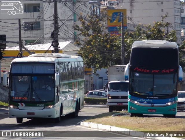 Empresa Gontijo de Transportes 21160 na cidade de Vitória, Espírito Santo, Brasil, por Whitiney Siqueira. ID da foto: 6916499.