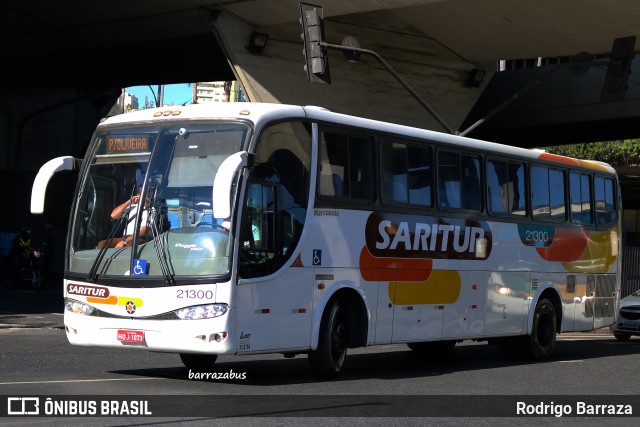 Saritur - Santa Rita Transporte Urbano e Rodoviário 21300 na cidade de Belo Horizonte, Minas Gerais, Brasil, por Rodrigo Barraza. ID da foto: 6917824.