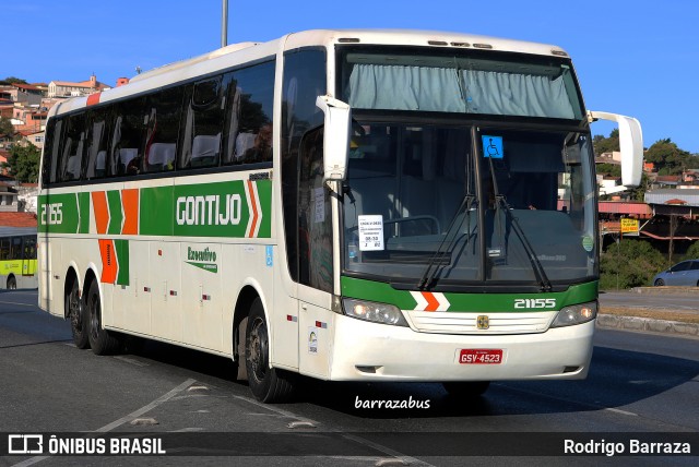 Empresa Gontijo de Transportes 21155 na cidade de Belo Horizonte, Minas Gerais, Brasil, por Rodrigo Barraza. ID da foto: 6917819.