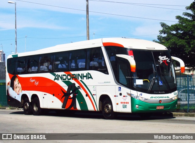 Empresa de Transportes Andorinha 6341 na cidade de São Paulo, São Paulo, Brasil, por Wallace Barcellos. ID da foto: 6917664.