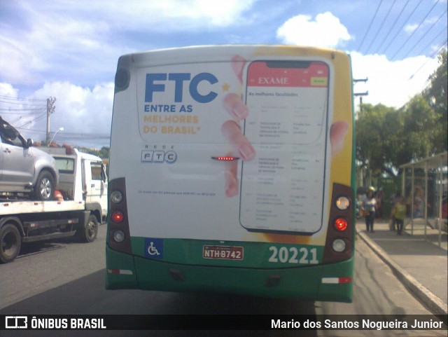 OT Trans - Ótima Salvador Transportes 20221 na cidade de Salvador, Bahia, Brasil, por Mario dos Santos Nogueira Junior. ID da foto: 6919882.