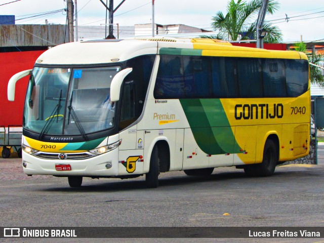 Empresa Gontijo de Transportes 7040 na cidade de Feira de Santana, Bahia, Brasil, por Lucas Freitas Viana. ID da foto: 6918143.