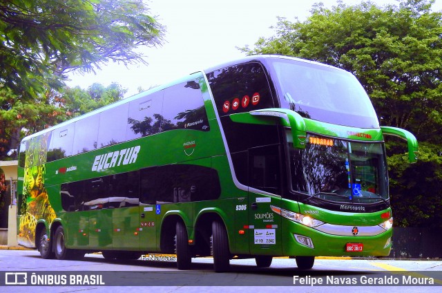 Eucatur - Empresa União Cascavel de Transportes e Turismo 5305 na cidade de São Paulo, São Paulo, Brasil, por Felipe Navas Geraldo Moura . ID da foto: 6919129.