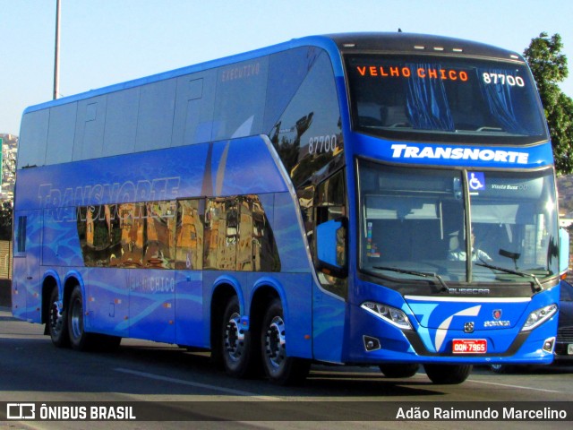 Transnorte - Transporte e Turismo Norte de Minas 87700 na cidade de Belo Horizonte, Minas Gerais, Brasil, por Adão Raimundo Marcelino. ID da foto: 6920098.