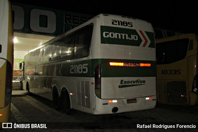 Empresa Gontijo de Transportes 21185 na cidade de São Mateus, Espírito Santo, Brasil, por Rafael Rodrigues Forencio. ID da foto: 6918072.