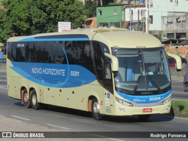 Viação Novo Horizonte 500811 na cidade de Salvador, Bahia, Brasil, por Rodrigo Fonseca. Número da foto: #6919064.