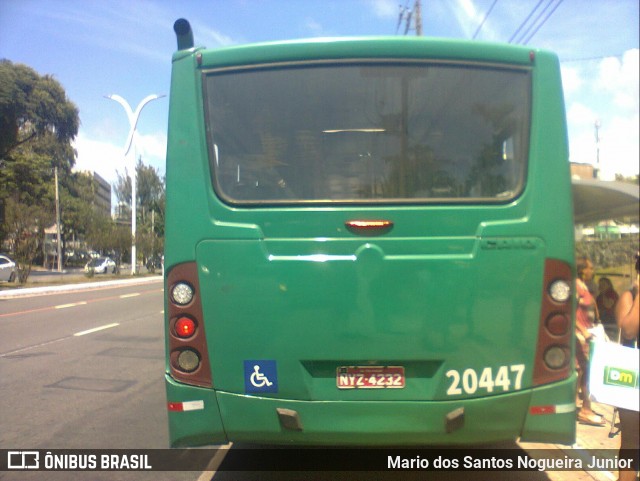 OT Trans - Ótima Salvador Transportes 20447 na cidade de Salvador, Bahia, Brasil, por Mario dos Santos Nogueira Junior. ID da foto: 6919874.