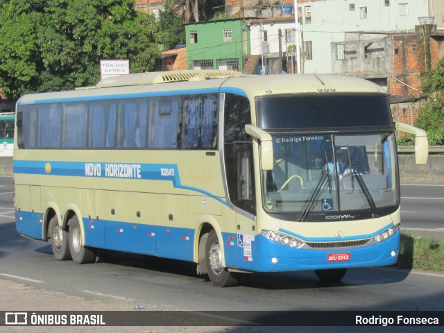 Viação Novo Horizonte 1026411 na cidade de Salvador, Bahia, Brasil, por Rodrigo Fonseca. Número da foto: #6919056.