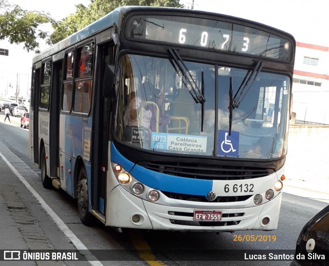 Transwolff Transportes e Turismo 6 6132 na cidade de São Paulo, São Paulo, Brasil, por Lucas Santos da Silva. Número da foto: #6920615.