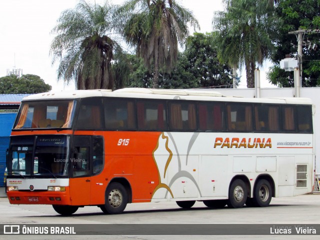 Viação Paraúna 915 na cidade de Goiânia, Goiás, Brasil, por Lucas Vieira. ID da foto: 6923717.