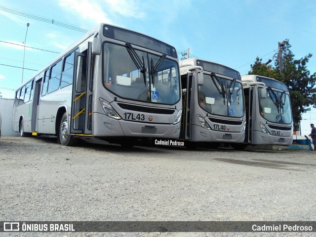 Expresso Azul 17L43 na cidade de Pinhais, Paraná, Brasil, por Cadmiel Pedroso. ID da foto: 6921553.