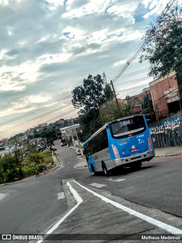 Transwolff Transportes e Turismo 6 6930 na cidade de São Paulo, São Paulo, Brasil, por Matheus Medeiros. Número da foto: #6921021.