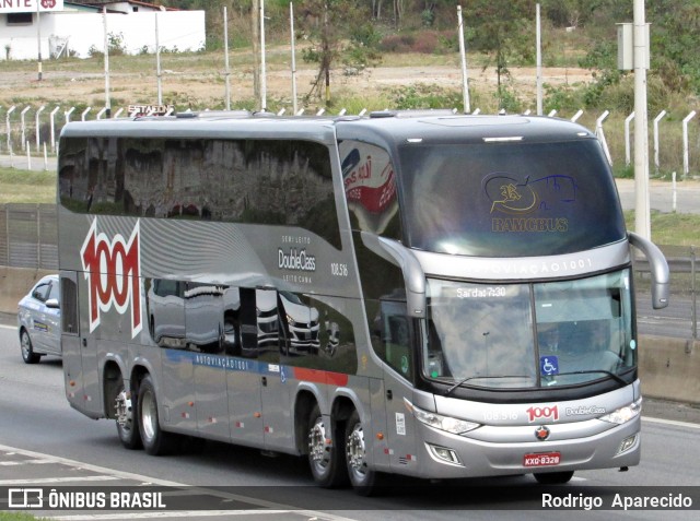 Auto Viação 1001 RJ 108.516 na cidade de Aparecida, São Paulo, Brasil, por Rodrigo  Aparecido. Número da foto: #6922984.