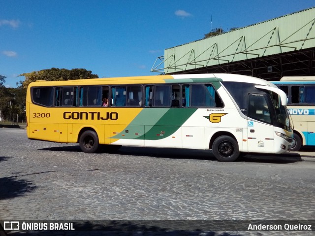 Empresa Gontijo de Transportes 3200 na cidade de Eunápolis, Bahia, Brasil, por Anderson Queiroz. ID da foto: 6920976.