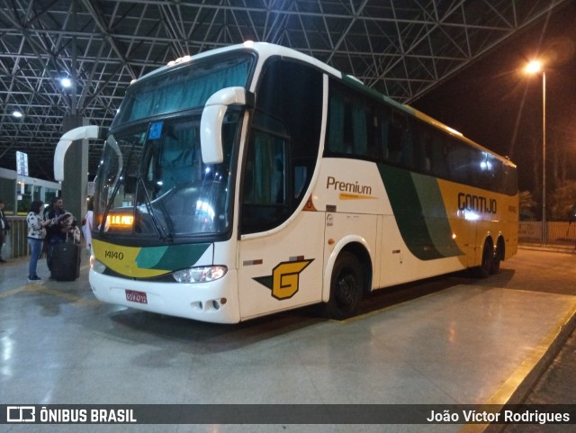 Empresa Gontijo de Transportes 14140 na cidade de Patos de Minas, Minas Gerais, Brasil, por João Víctor Rodrigues. Número da foto: #6921622.