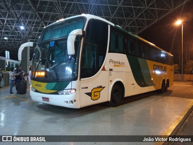 Empresa Gontijo de Transportes 14140 na cidade de Patos de Minas, Minas Gerais, Brasil, por João Víctor Rodrigues. ID da foto: 6921622.