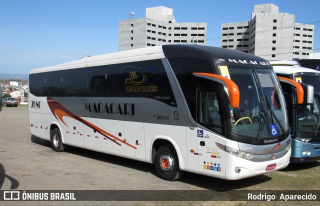 Auto Ônibus Macacari 7080 na cidade de Cachoeira Paulista, São Paulo, Brasil, por Rodrigo  Aparecido. Número da foto: #6922998.