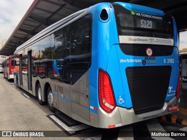 Viação Paratodos > São Jorge > Metropolitana São Paulo > Mobibrasil 6 3192 na cidade de São Paulo, São Paulo, Brasil, por Matheus Barros. ID da foto: 6922594.