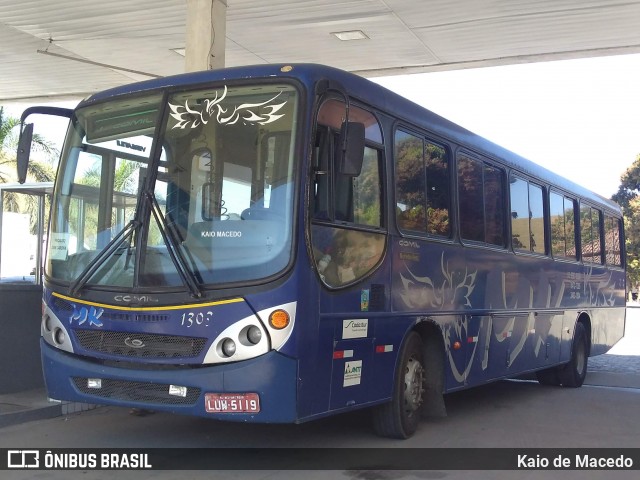 MK Fretamento e Turismo 1303 na cidade de Volta Grande, Minas Gerais, Brasil, por Kaio de Macedo. ID da foto: 6923097.