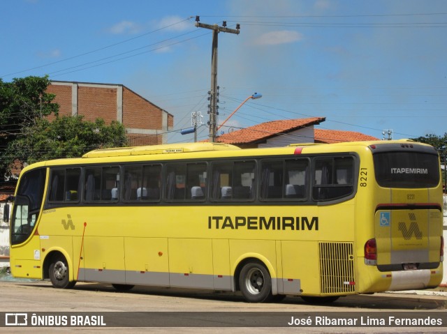 Viação Itapemirim 8221 na cidade de Teresina, Piauí, Brasil, por José Ribamar Lima Fernandes. ID da foto: 6922697.