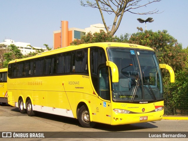 Viação Itapemirim 7007 na cidade de São Paulo, São Paulo, Brasil, por Lucas Bernardino. ID da foto: 6921369.