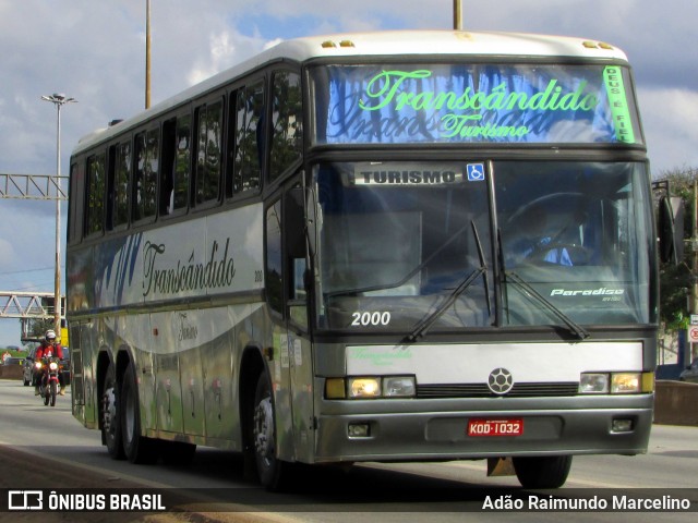 TC Turismo - Transcandido Turismo e Excursões 2000 na cidade de Belo Horizonte, Minas Gerais, Brasil, por Adão Raimundo Marcelino. ID da foto: 6925805.