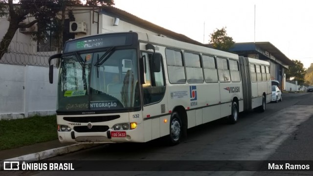 VICASA - Viação Canoense S.A. 532 na cidade de Canoas, Rio Grande do Sul, Brasil, por Max Ramos. ID da foto: 6926106.