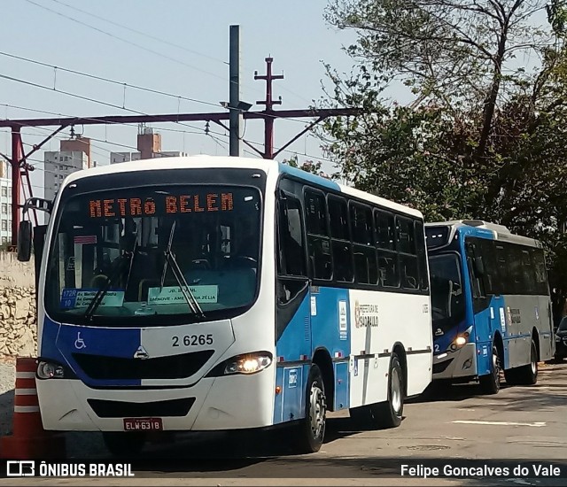 Transcooper > Norte Buss 2 6265 na cidade de São Paulo, São Paulo, Brasil, por Felipe Goncalves do Vale. ID da foto: 6925067.