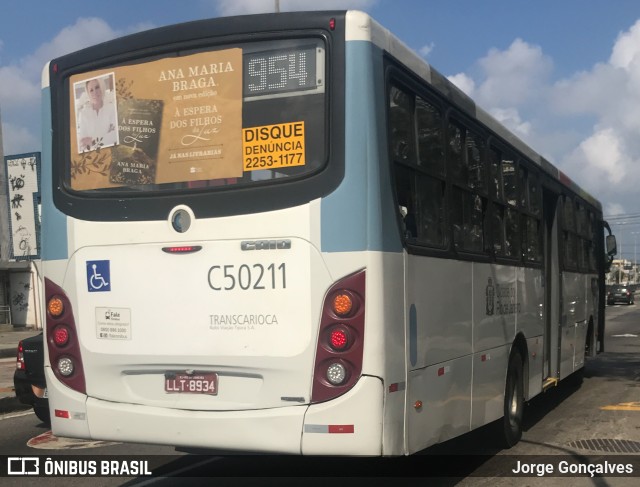 Tijuquinha - Auto Viação Tijuca C50211 na cidade de Rio de Janeiro, Rio de Janeiro, Brasil, por Jorge Gonçalves. Número da foto: #6925911.