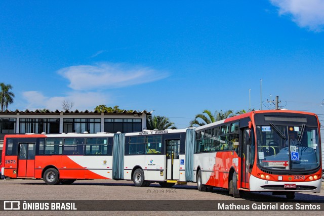 Itajaí Transportes Coletivos 2973 na cidade de Campinas, São Paulo, Brasil, por Matheus Gabriel dos Santos. ID da foto: 6926628.