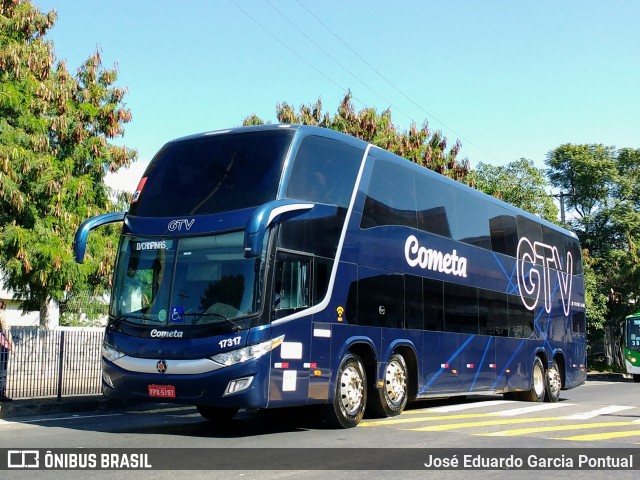 Viação Cometa 17317 na cidade de Campinas, São Paulo, Brasil, por José Eduardo Garcia Pontual. Número da foto: #6924363.