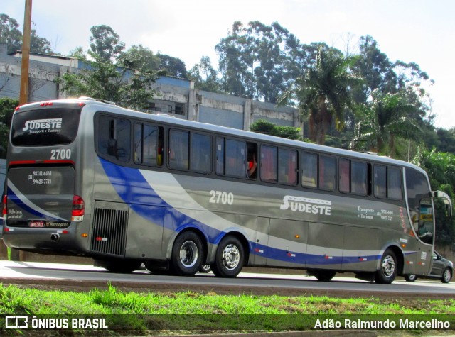 Sudeste Transporte e Turismo 2700 na cidade de Belo Horizonte, Minas Gerais, Brasil, por Adão Raimundo Marcelino. ID da foto: 6925971.