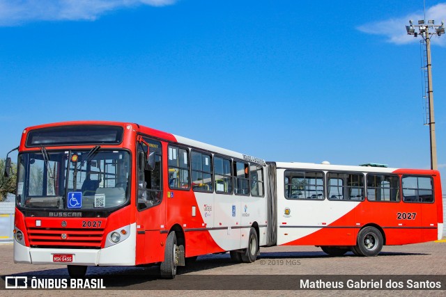 Itajaí Transportes Coletivos 2027 na cidade de Campinas, São Paulo, Brasil, por Matheus Gabriel dos Santos. ID da foto: 6926618.