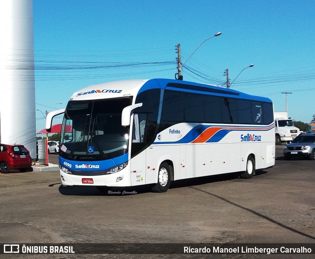 VUSC - Viação União Santa Cruz 4090 na cidade de Santa Cruz do Sul, Rio Grande do Sul, Brasil, por Ricardo Manoel Limberger Carvalho. ID da foto: 6854836.