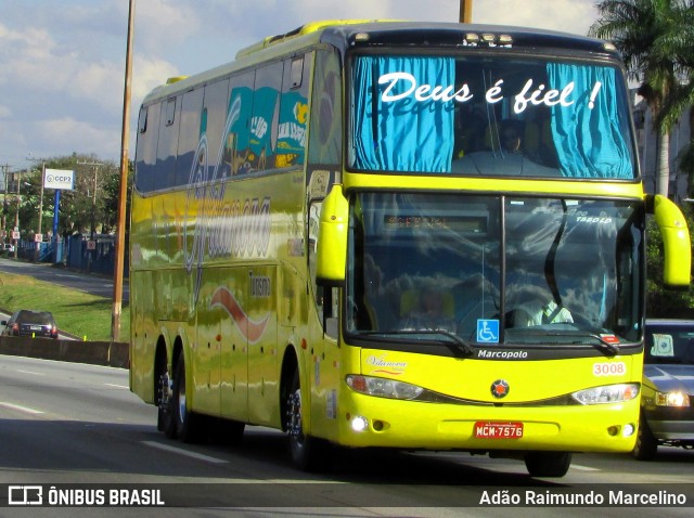 Vilanova Turismo 3008 na cidade de Belo Horizonte, Minas Gerais, Brasil, por Adão Raimundo Marcelino. Número da foto: #6856583.