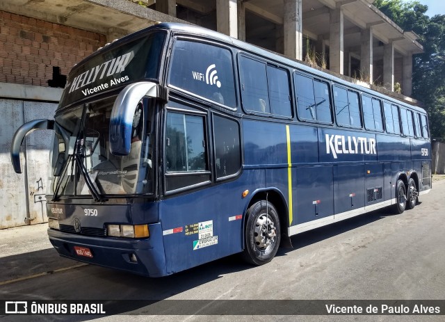 Kellytur 9750 na cidade de Aparecida, São Paulo, Brasil, por Vicente de Paulo Alves. ID da foto: 6855070.