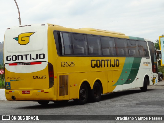 Empresa Gontijo de Transportes 12625 na cidade de Coronel Fabriciano, Minas Gerais, Brasil, por Graciliano Santos Passos. ID da foto: 6856429.