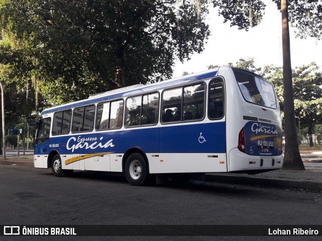 Expresso Garcia RJ 135.053 na cidade de Rio de Janeiro, Rio de Janeiro, Brasil, por Lohan Ribeiro. ID da foto: 6854644.