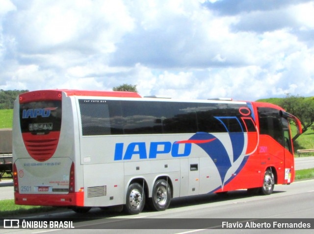 Viação Santana Iapó 2501 na cidade de Araçariguama, São Paulo, Brasil, por Flavio Alberto Fernandes. ID da foto: 6854948.