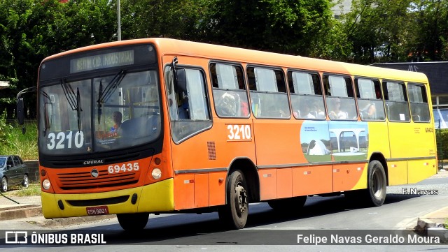 Viação Santa Edwiges 69435 na cidade de Contagem, Minas Gerais, Brasil, por Felipe Navas Geraldo Moura . ID da foto: 6856636.