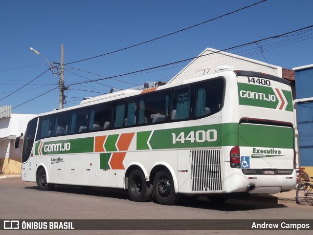 Empresa Gontijo de Transportes 14400 na cidade de Lassance, Minas Gerais, Brasil, por Andrew Campos. Número da foto: #6856761.