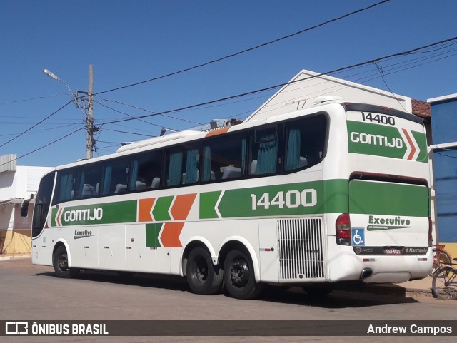 Empresa Gontijo de Transportes 14400 na cidade de Lassance, Minas Gerais, Brasil, por Andrew Campos. ID da foto: 6856761.