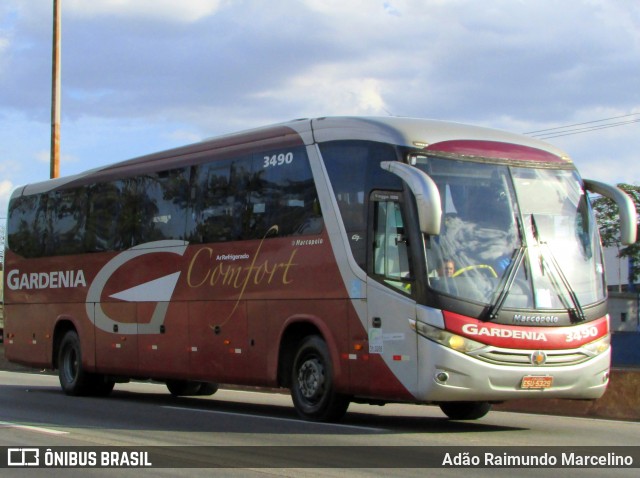 Expresso Gardenia 3490 na cidade de Belo Horizonte, Minas Gerais, Brasil, por Adão Raimundo Marcelino. ID da foto: 6856754.