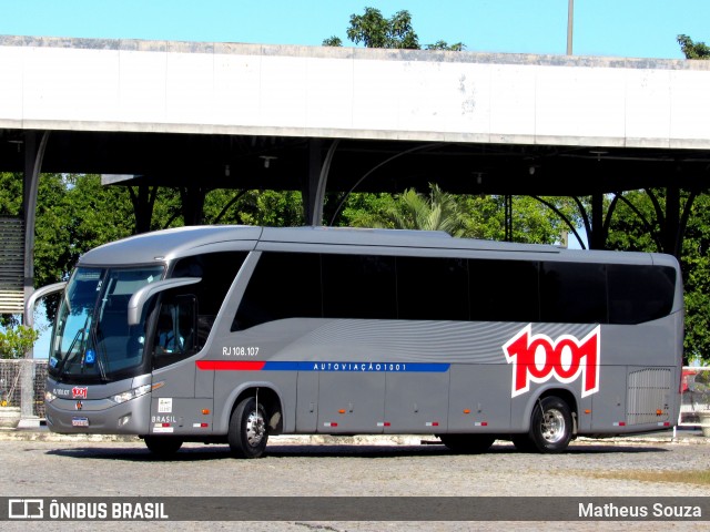 Auto Viação 1001 RJ 108.107 na cidade de Campos dos Goytacazes, Rio de Janeiro, Brasil, por Matheus Souza. Número da foto: #6928568.