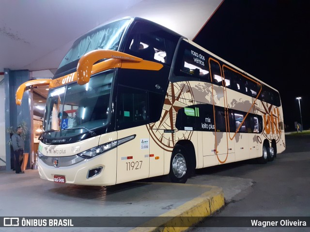 UTIL - União Transporte Interestadual de Luxo 11927 na cidade de Juiz de Fora, Minas Gerais, Brasil, por Wagner Oliveira. Número da foto: #6929202.