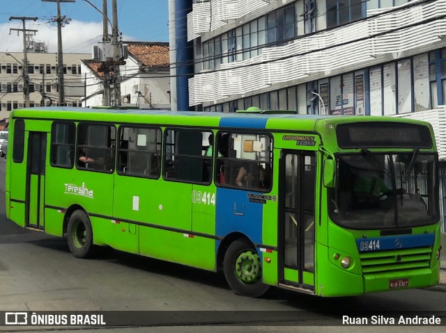 Taguatur - Taguatinga Transporte e Turismo 03414 na cidade de Teresina, Piauí, Brasil, por Ruan Silva Andrade. Número da foto: #6927730.
