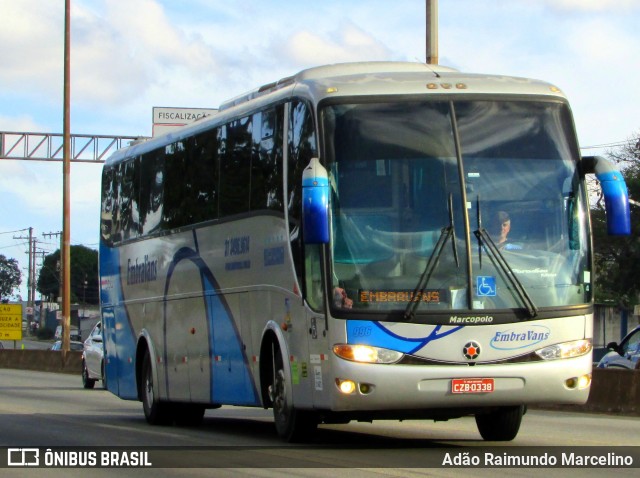 Embravans Turismo 996 na cidade de Belo Horizonte, Minas Gerais, Brasil, por Adão Raimundo Marcelino. Número da foto: #6928963.