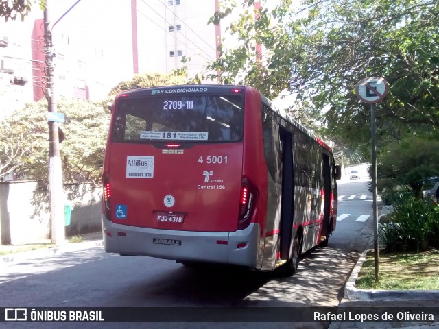 Allibus Transportes 4 5001 na cidade de São Paulo, São Paulo, Brasil, por Rafael Lopes de Oliveira. Número da foto: #6927387.